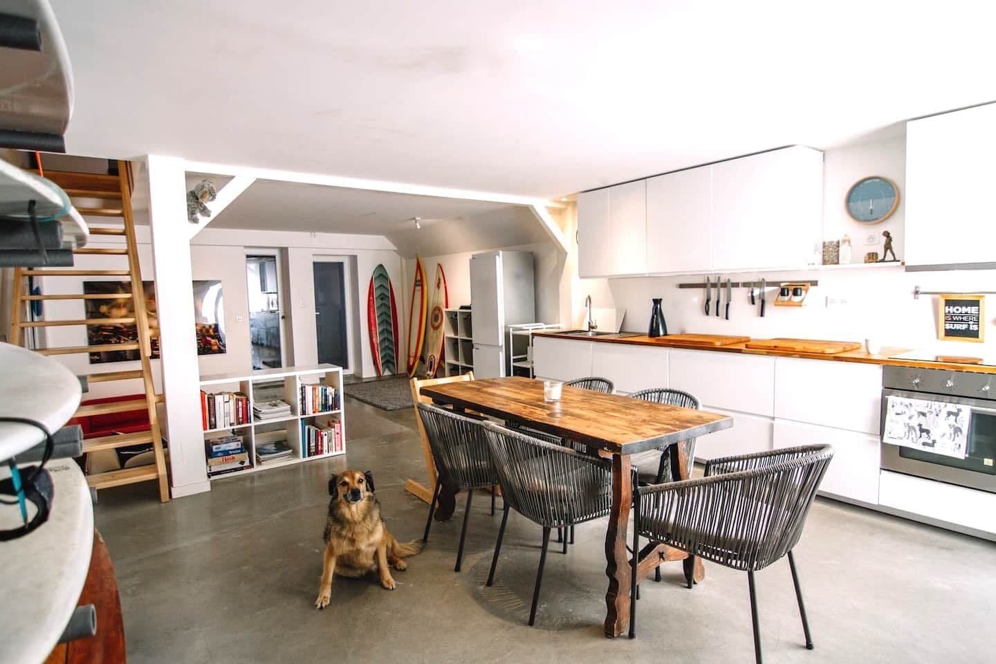 Coliving and coworking in our cosy beach loft in Banzai, Pipeline, Hawai at Kelly's House