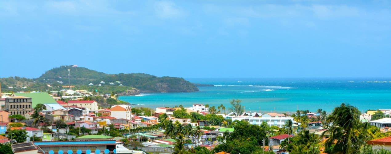 Martinique (The Caribbean) - Card Background Image