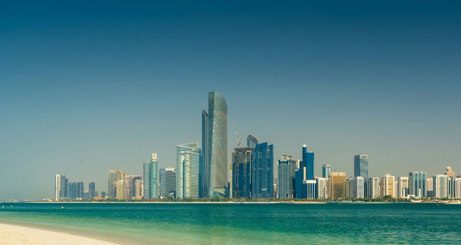 Abu Dhabi (The United Arab Emirates) - Card Background Image